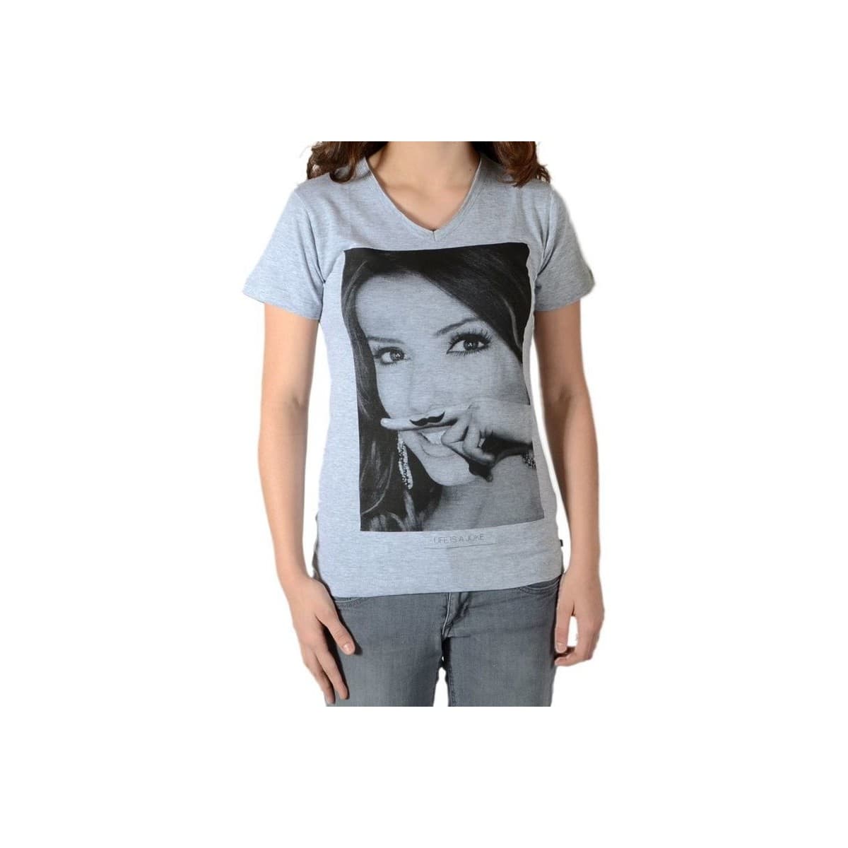 Girls' T-Shirts Eleven Paris Gray