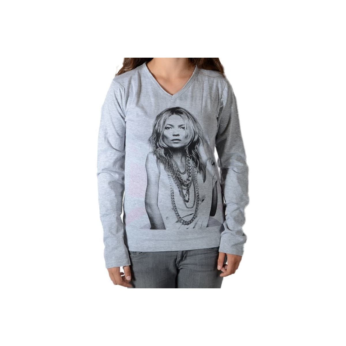 Girls' T-Shirts Eleven Paris Gray