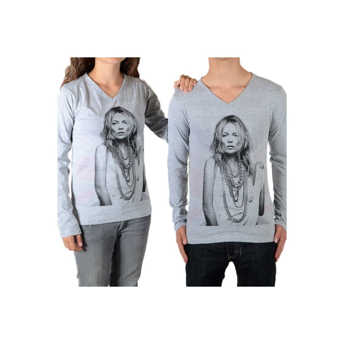 Girls' T-Shirts Eleven Paris Gray