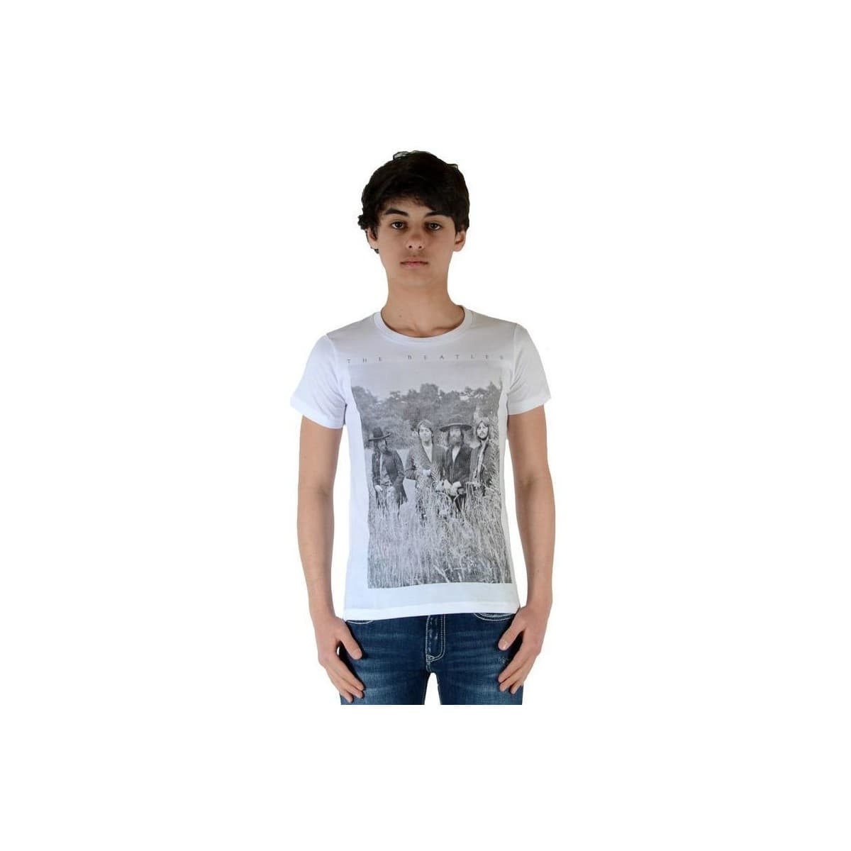 Boys' T-Shirts Eleven Paris White