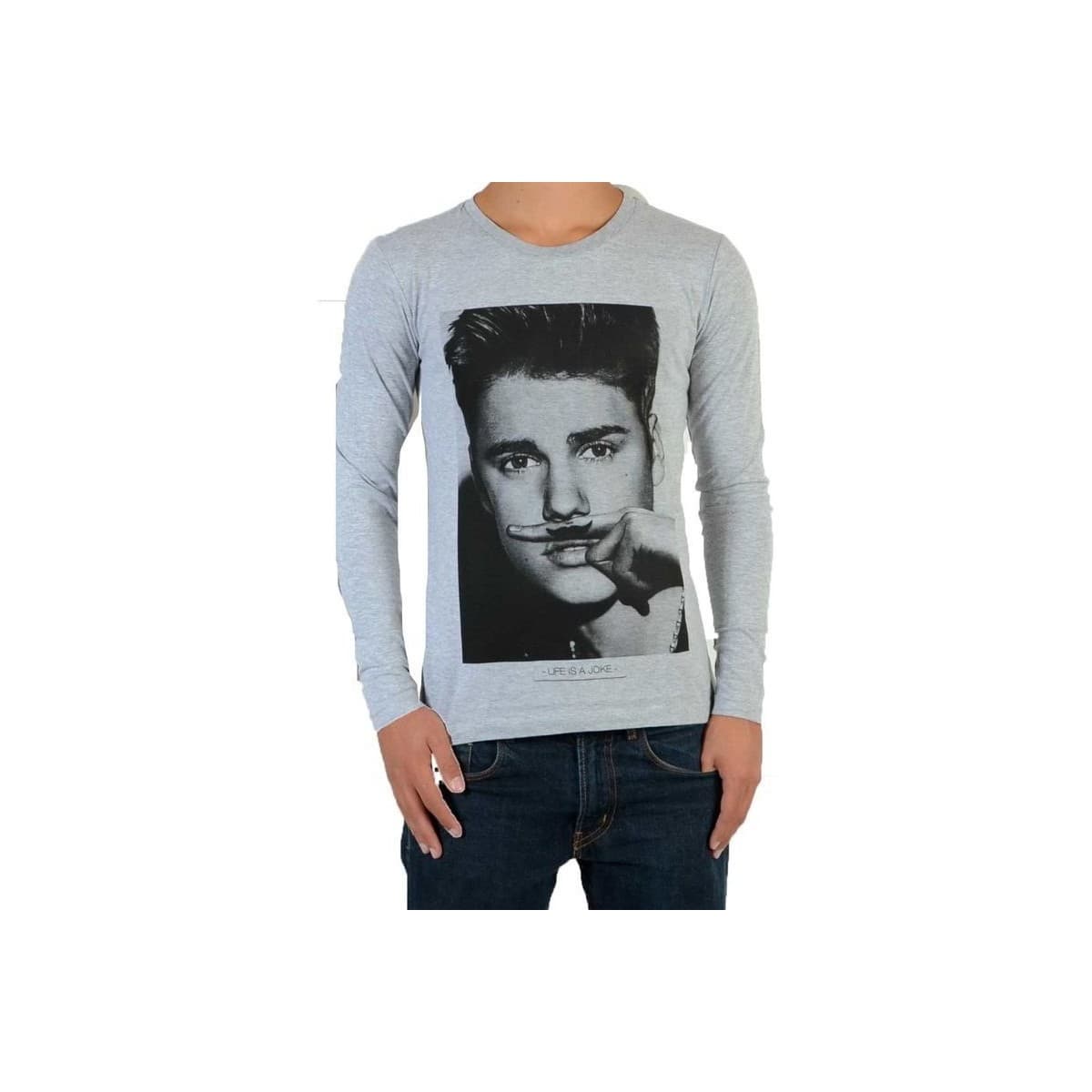 Girls' T-Shirts Eleven Paris Gray