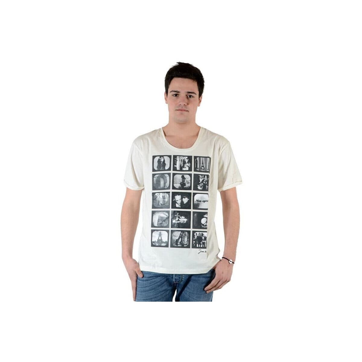 Men's T-Shirts Joe Retro White