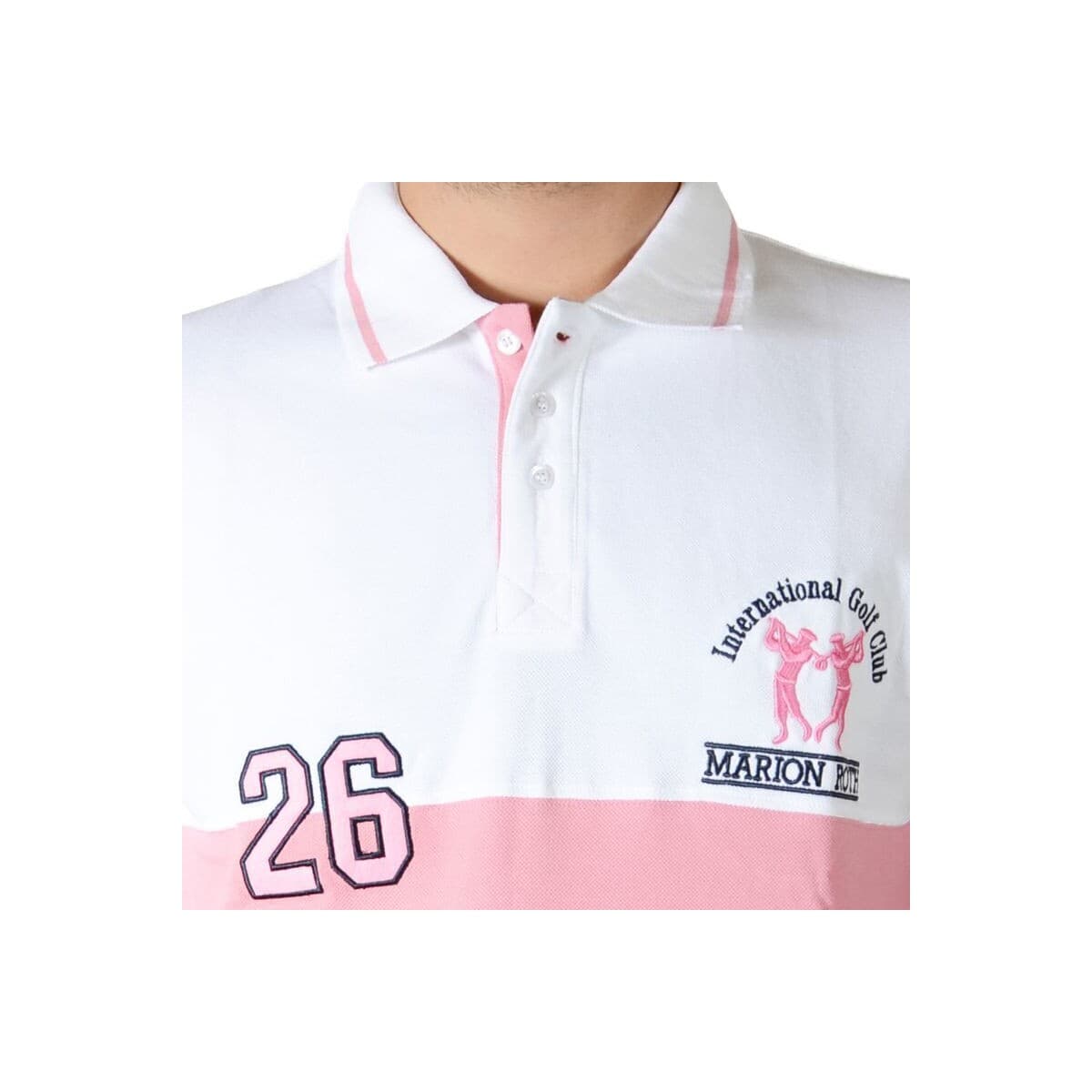 Men's Polo Shirts Marion Roth White