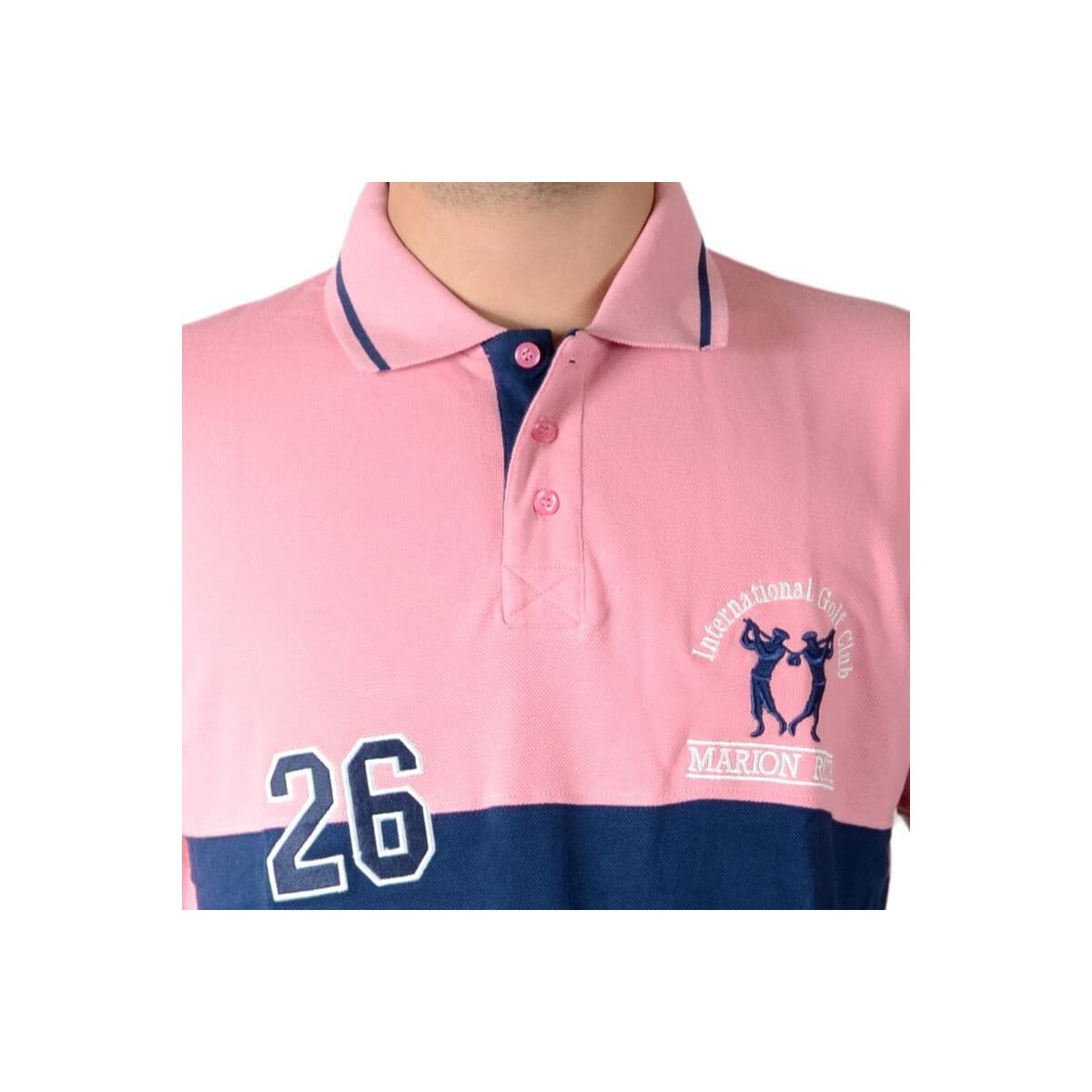 Men's Polo Shirts Marion Roth Pink