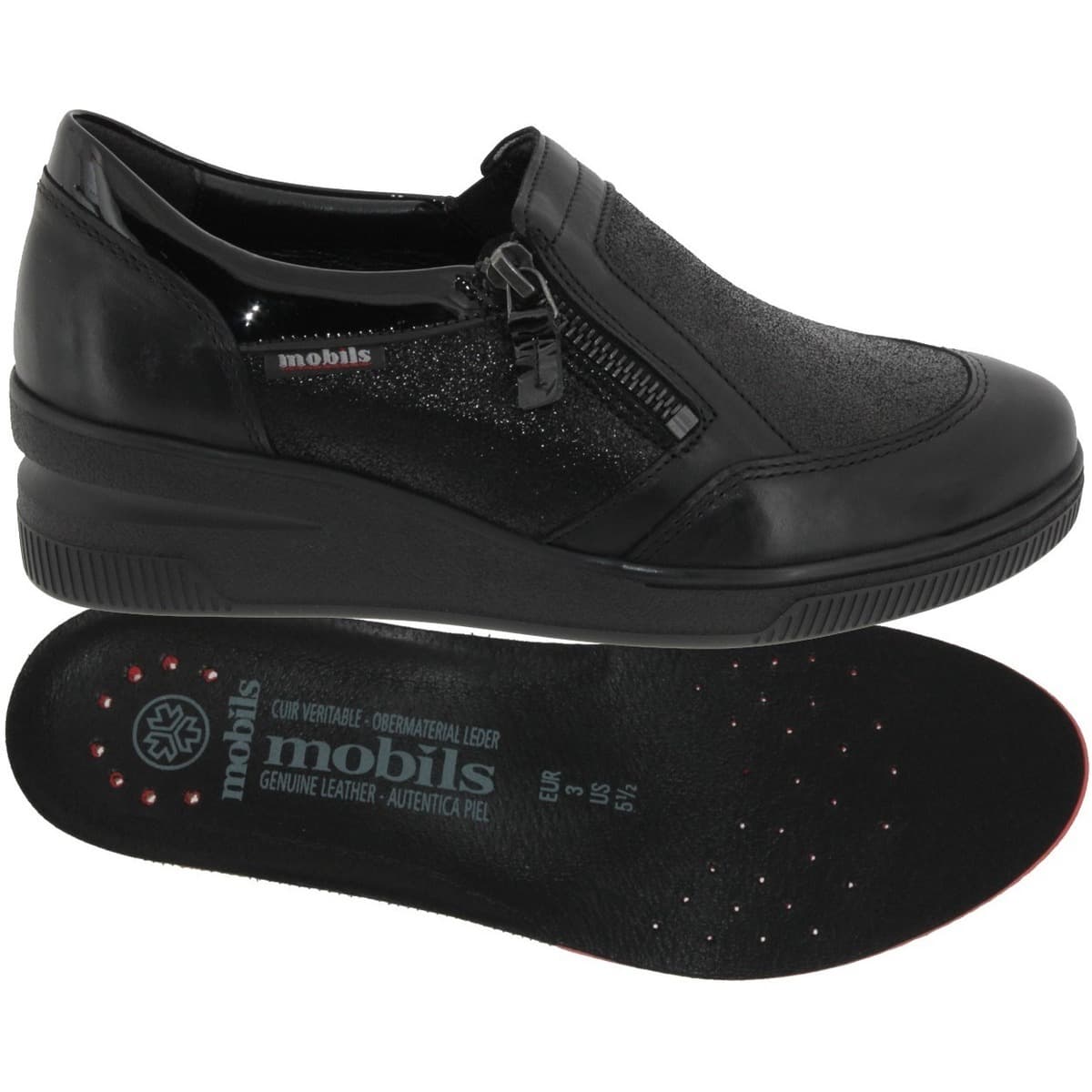 Women's Loafers Mephisto Black