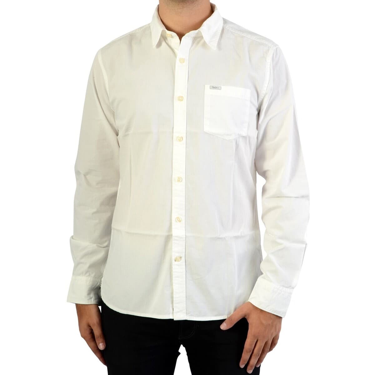 Men's Shirts Pepe Jeans White
