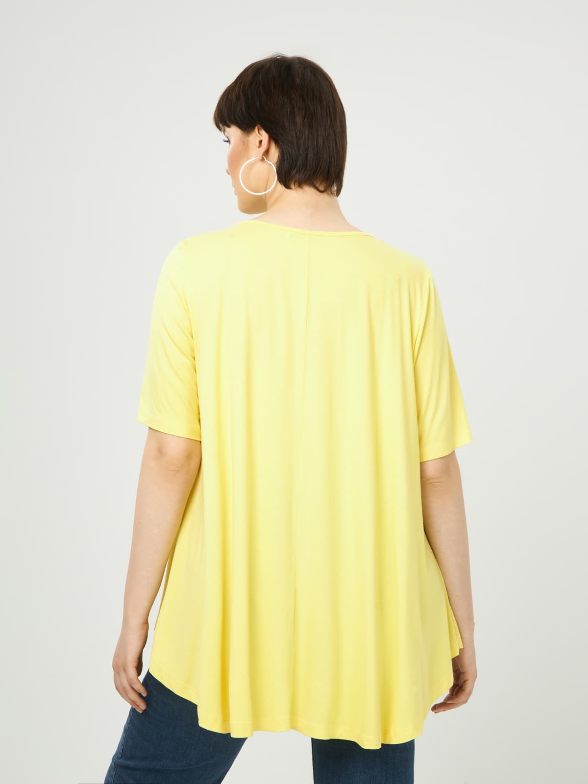 Women's T-Shirts Mat Fashion Yellow