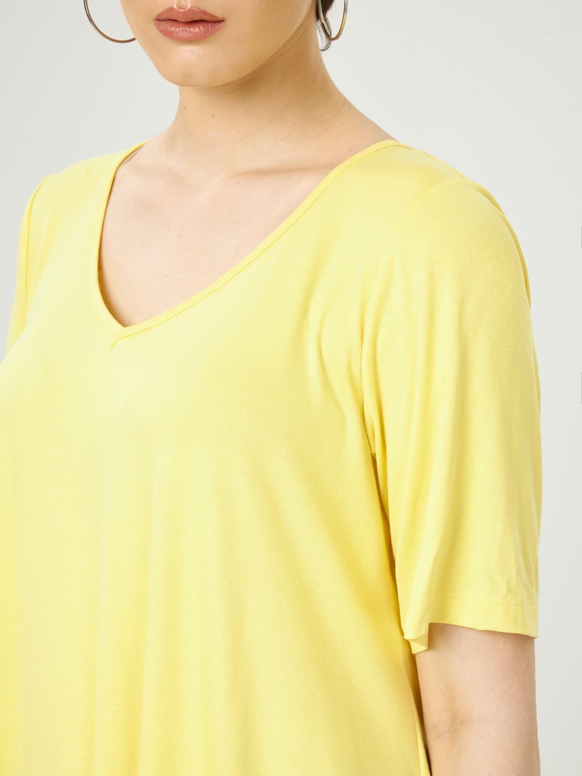 Women's T-Shirts Mat Fashion Yellow