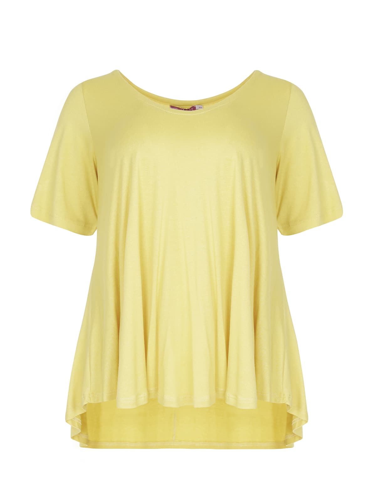 Women's T-Shirts Mat Fashion Yellow