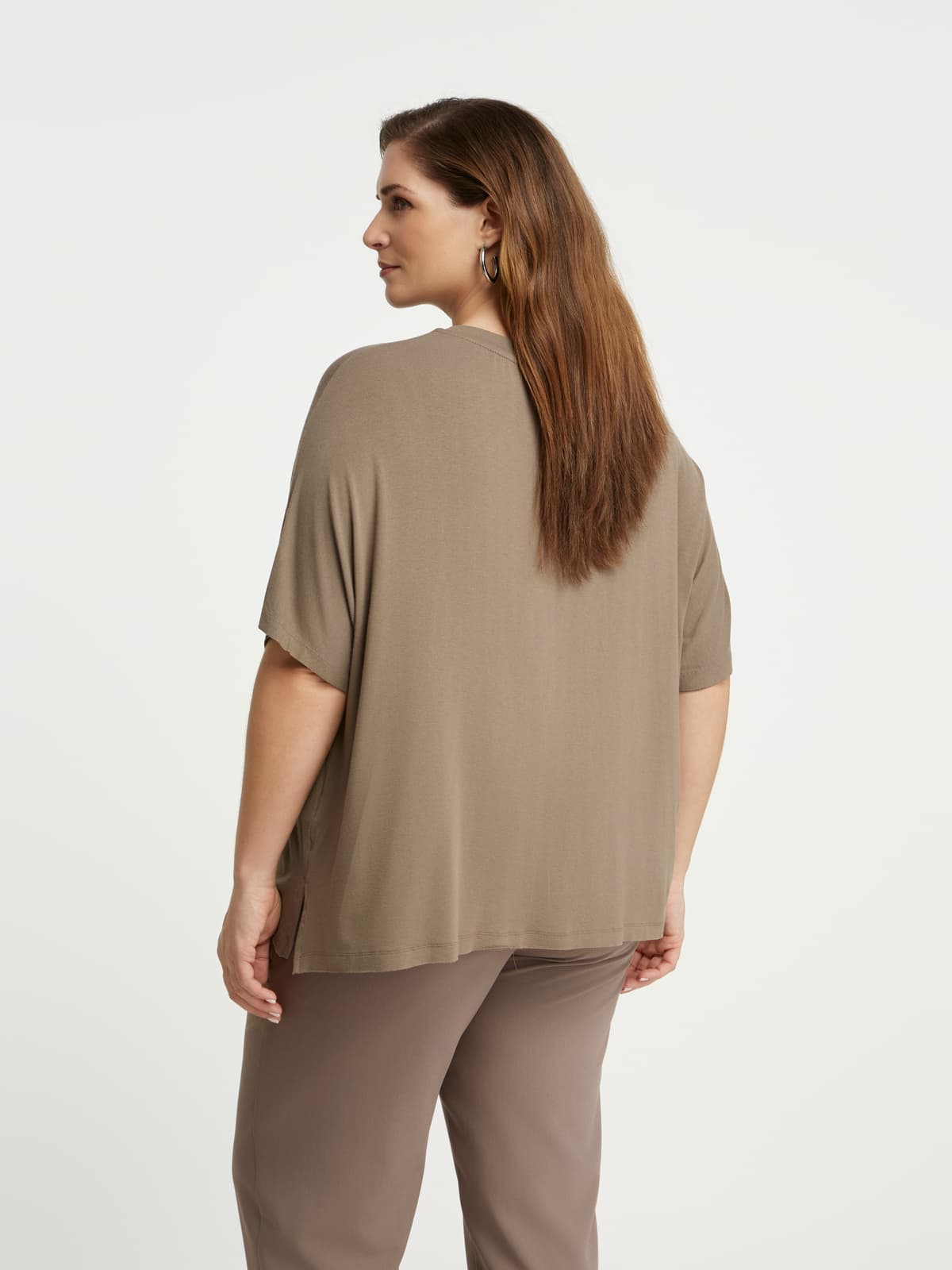Women's T-Shirts Mat Fashion Beige
