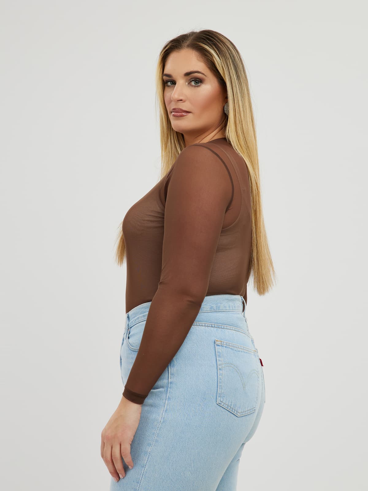 Women's T-Shirts Mat Fashion Brown