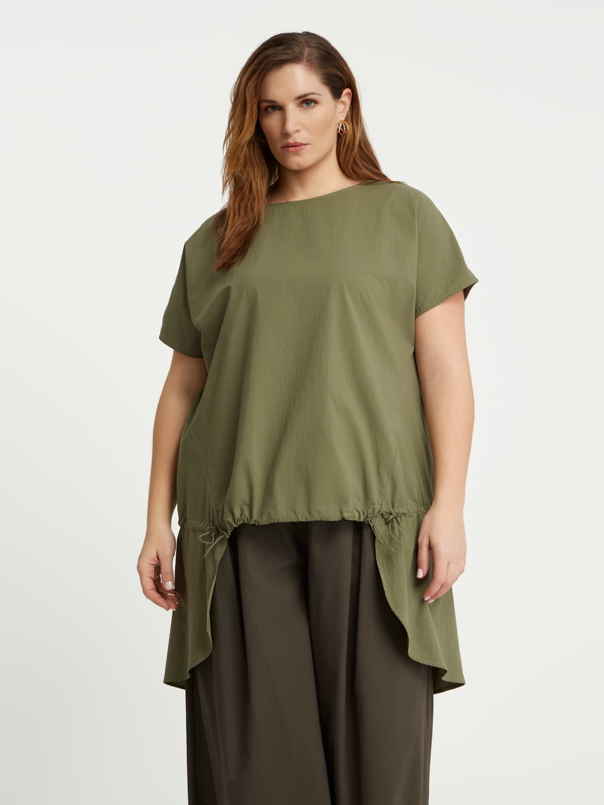Women's T-Shirts Mat Fashion Khaki