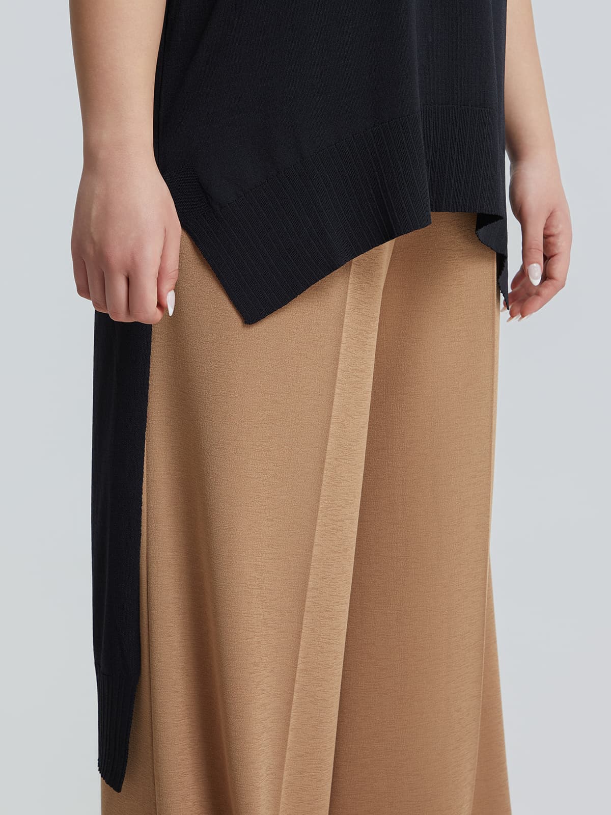 Women's Sweaters Mat Fashion Black