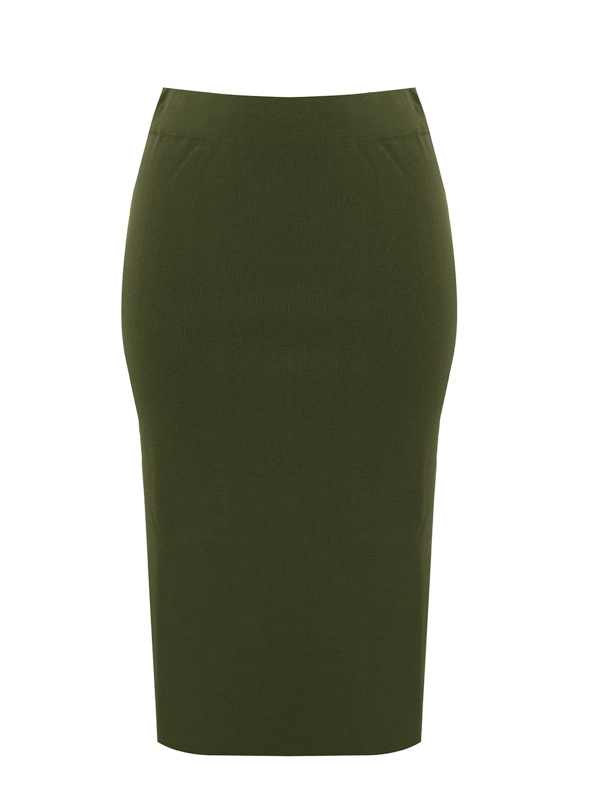 Women's Midi Skirts Mat Fashion Green