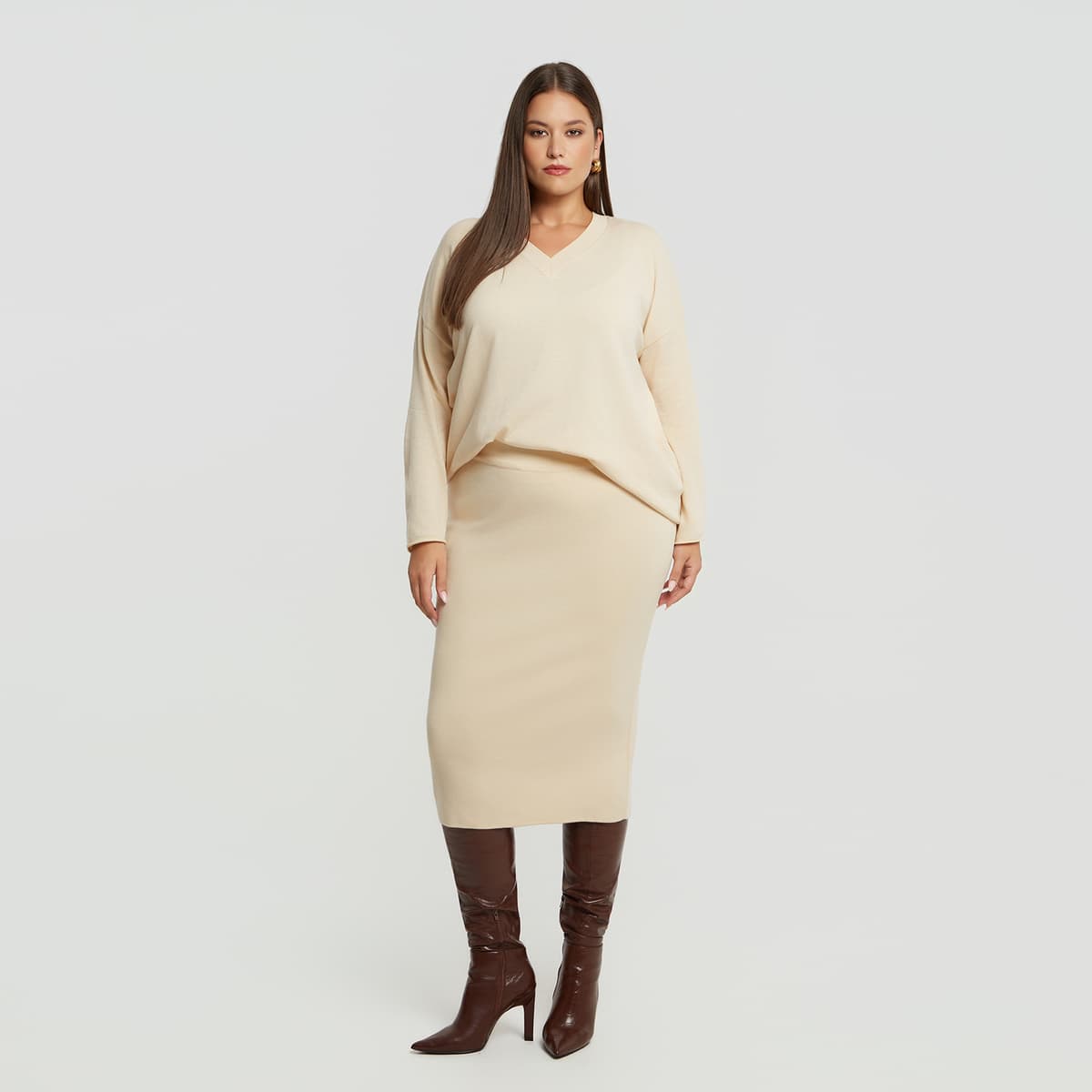 Women's Midi Skirts Mat Fashion Purple