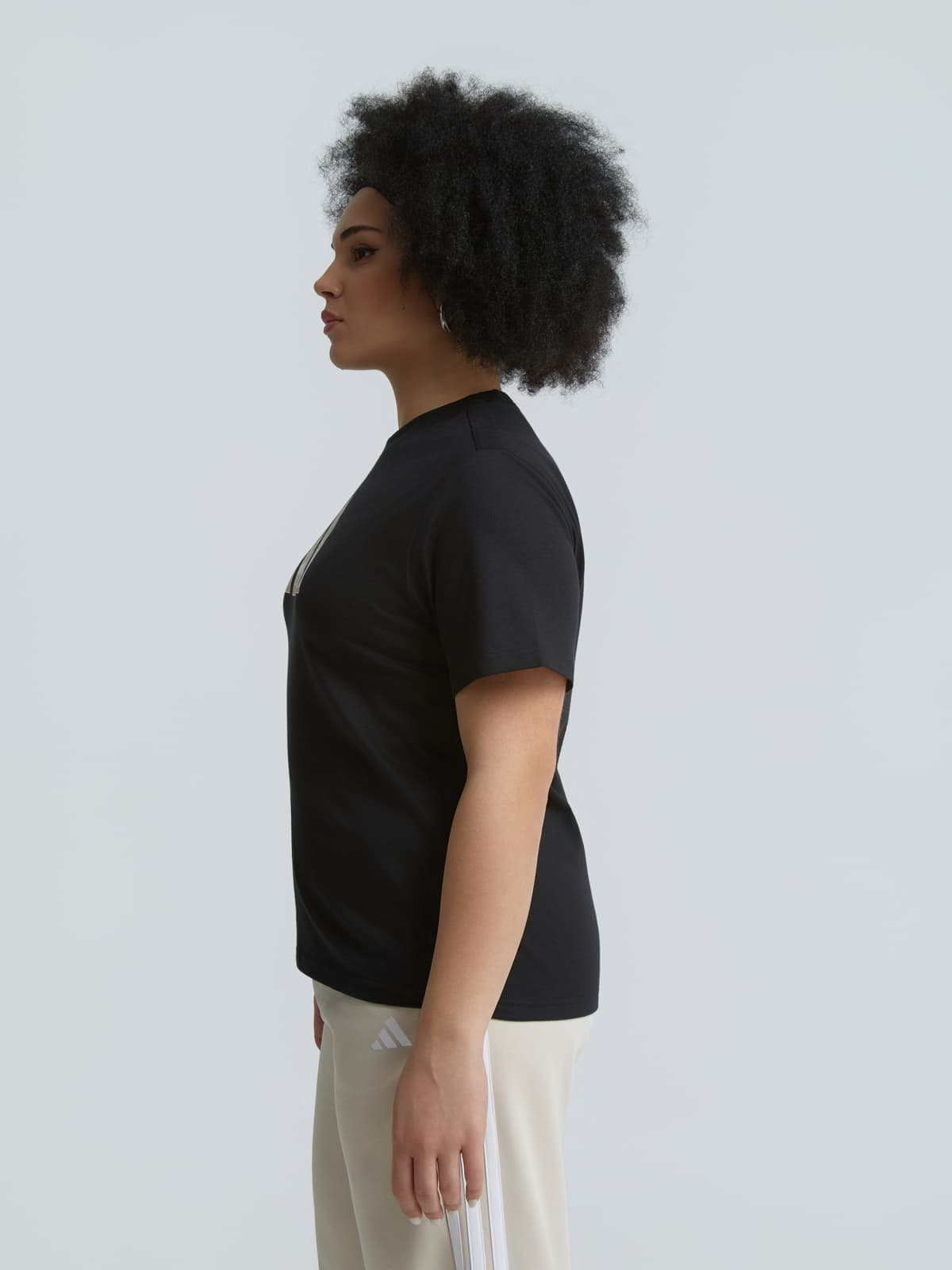 Women's T-Shirts Adidas Black