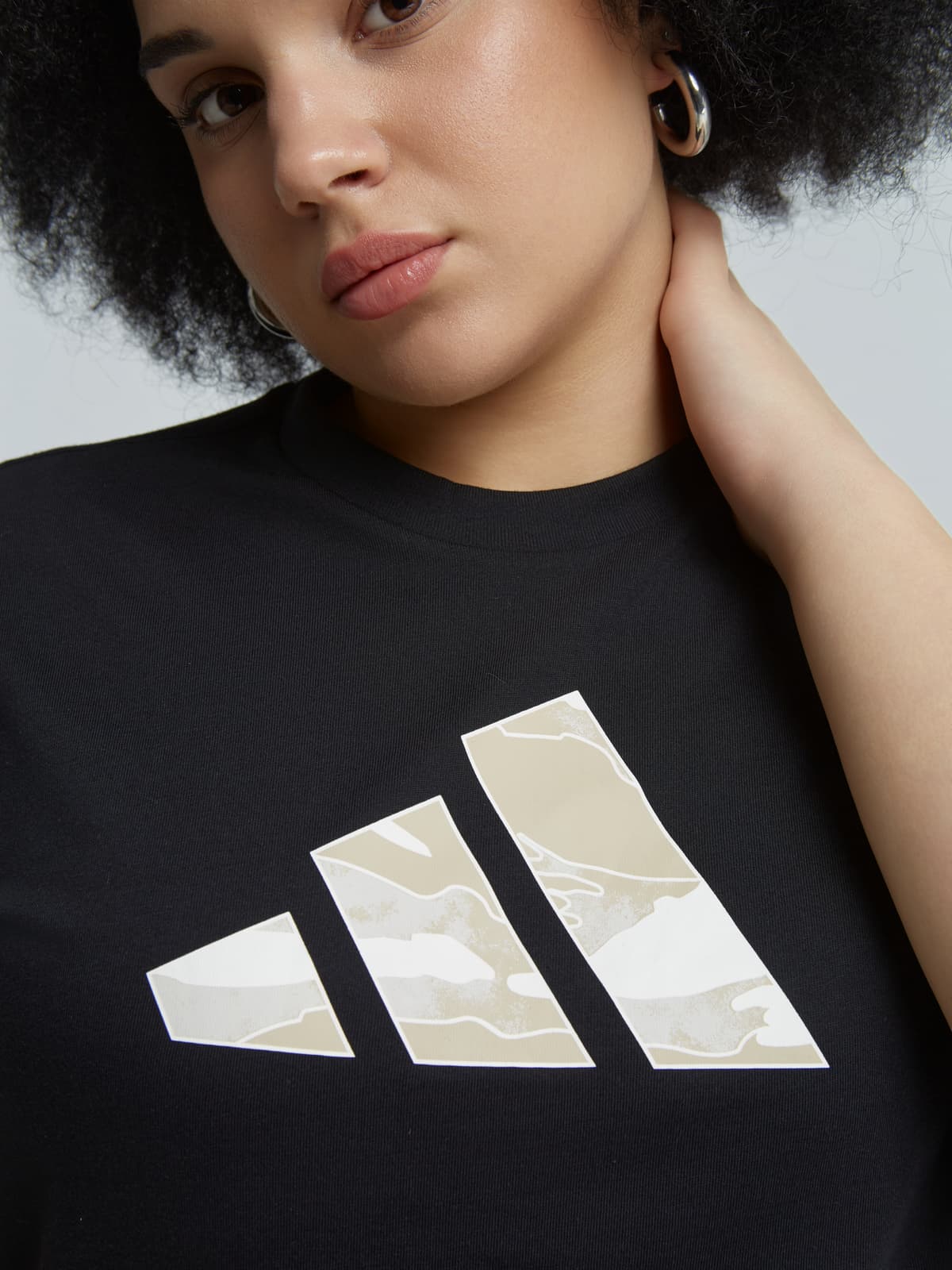 Women's T-Shirts Adidas Black