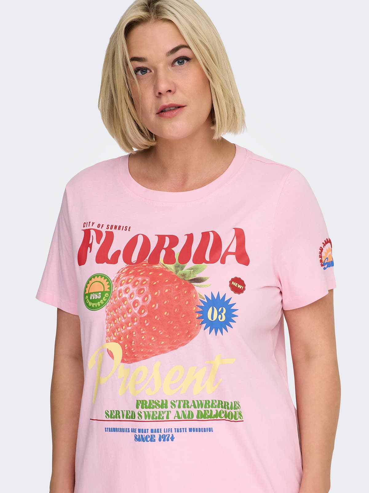 Women's T-Shirts Only Carmakoma Multicolor