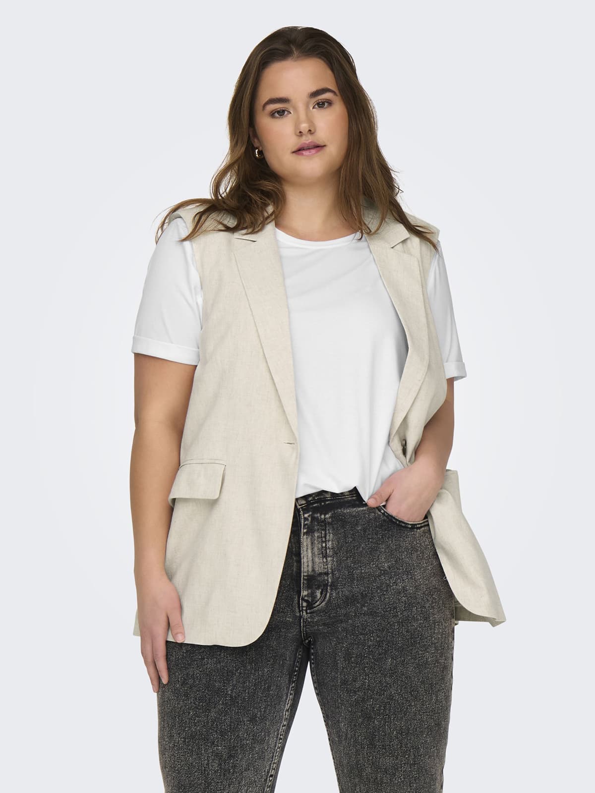 Women's T-Shirts Only Carmakoma White