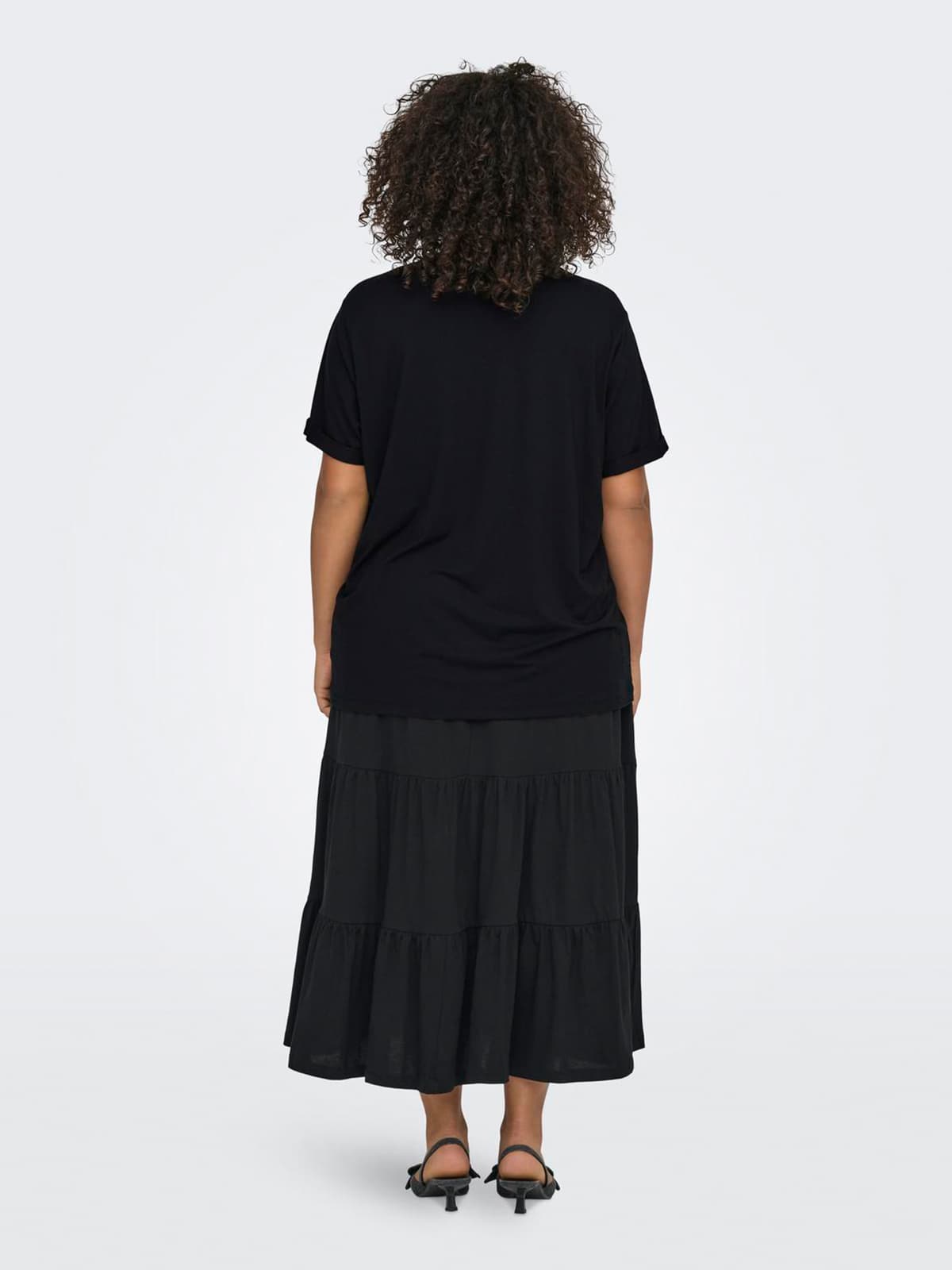 Women's T-Shirts Only Carmakoma Black