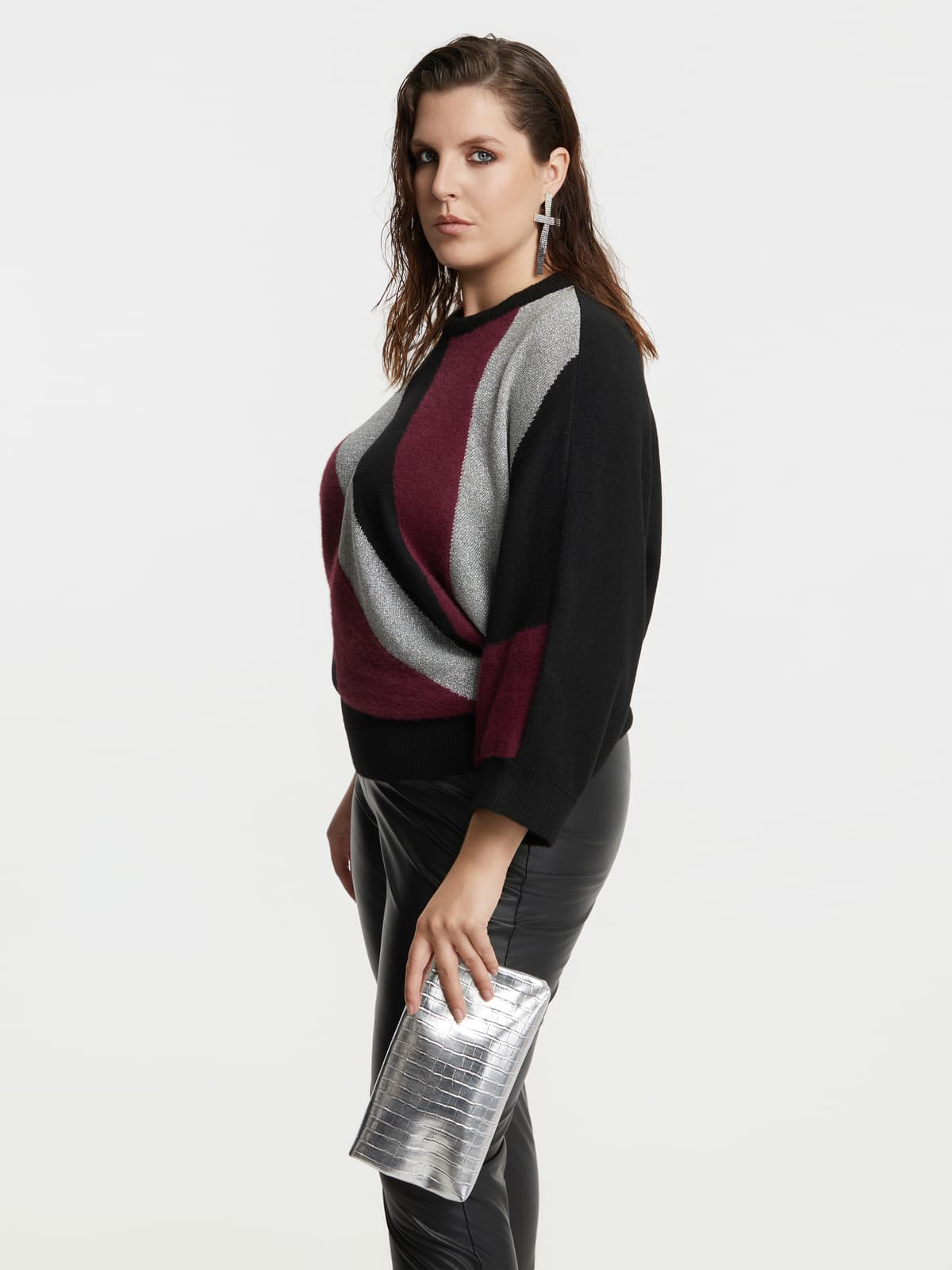 Women's T-Shirts Mat Fashion Bordeaux