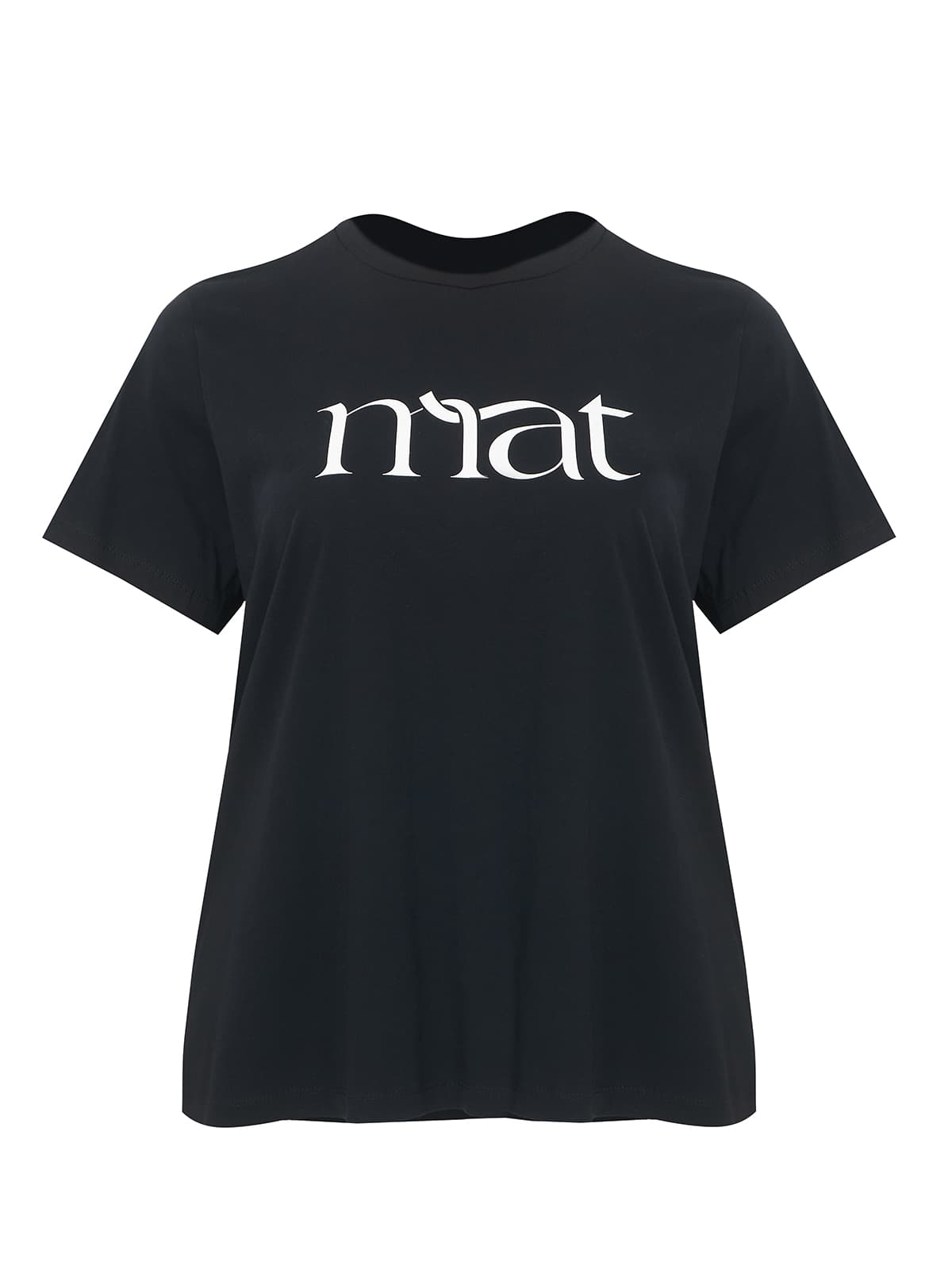 Women's T-Shirts Mat Fashion Black