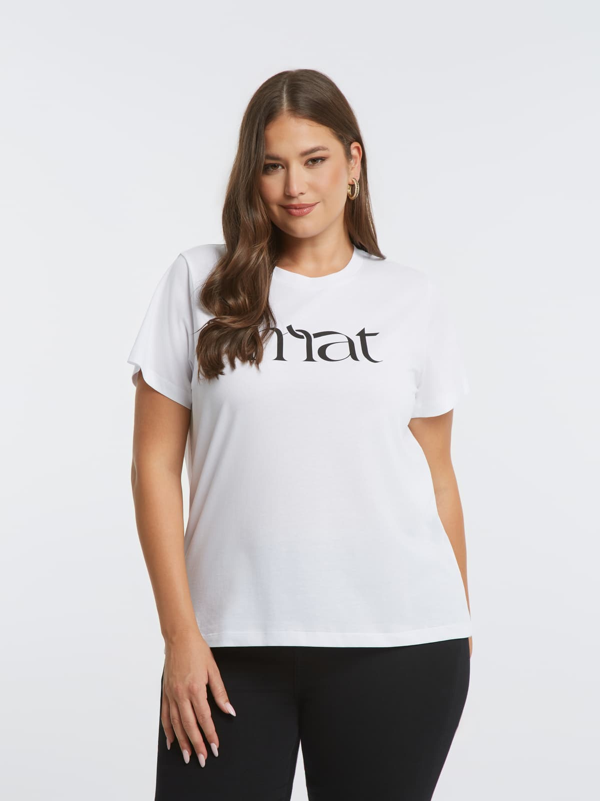 Women's T-Shirts Mat Fashion White