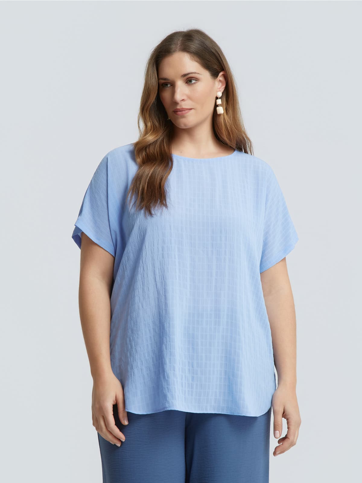 Women's T-Shirts Mat Fashion Blue