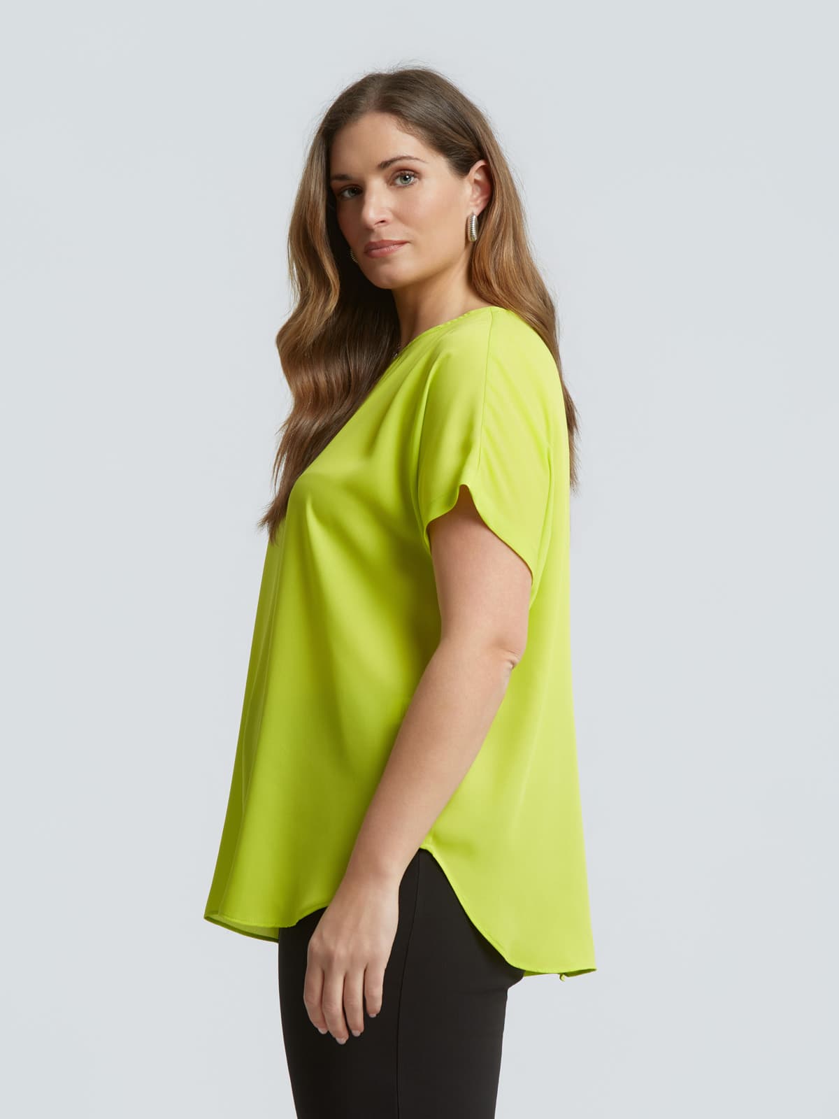 Women's T-Shirts Mat Fashion Yellow