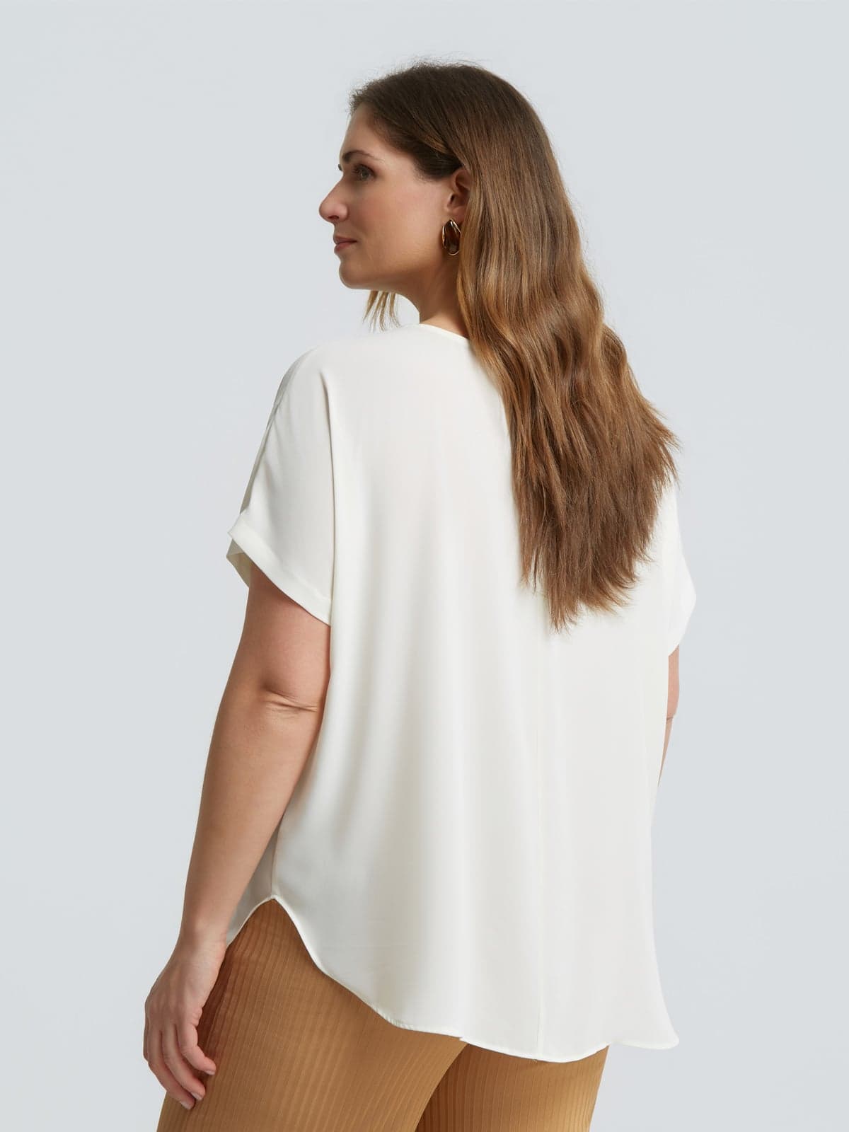 Women's T-Shirts Mat Fashion Beige