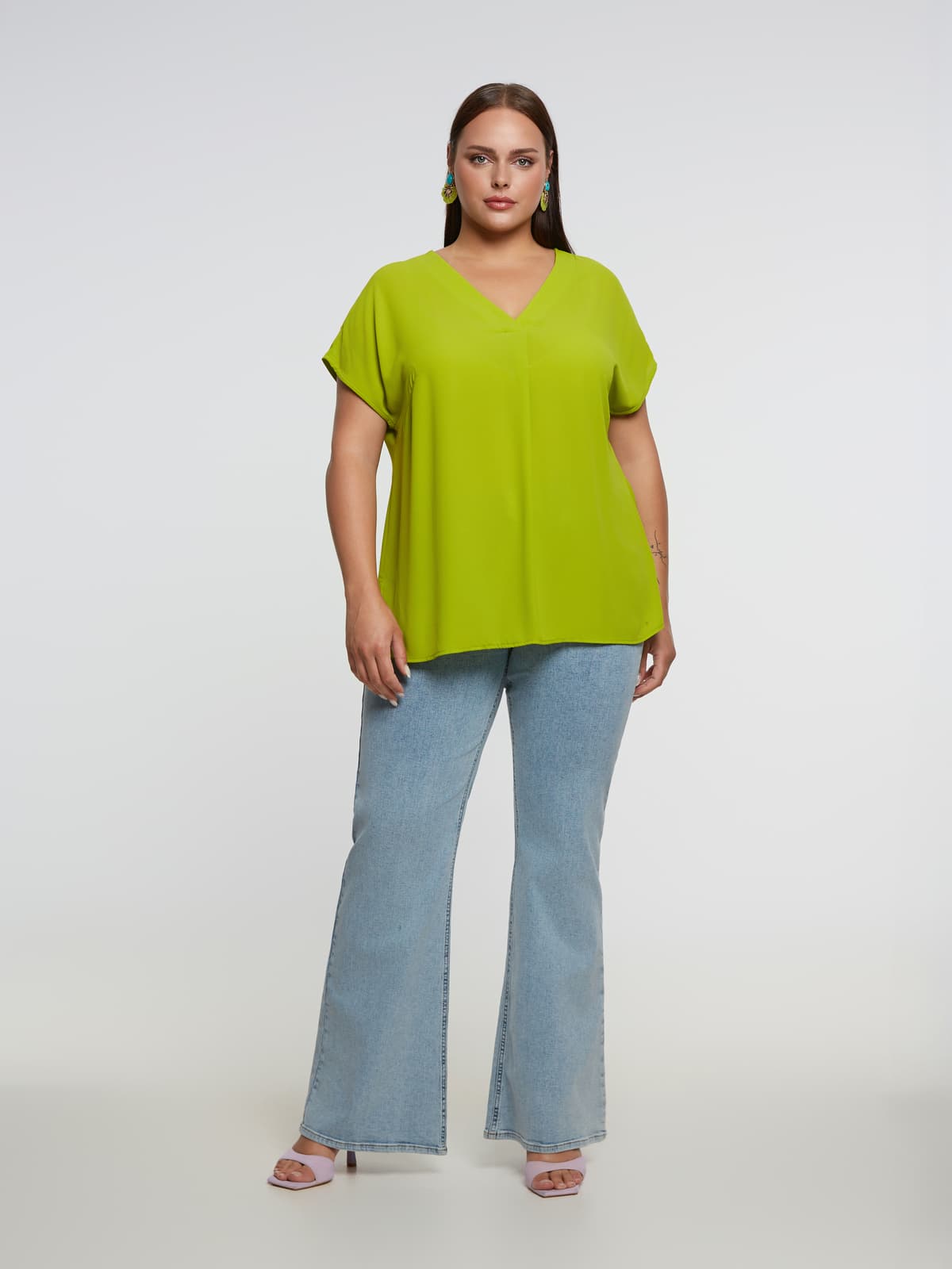 Women's T-Shirts Mat Fashion Yellow