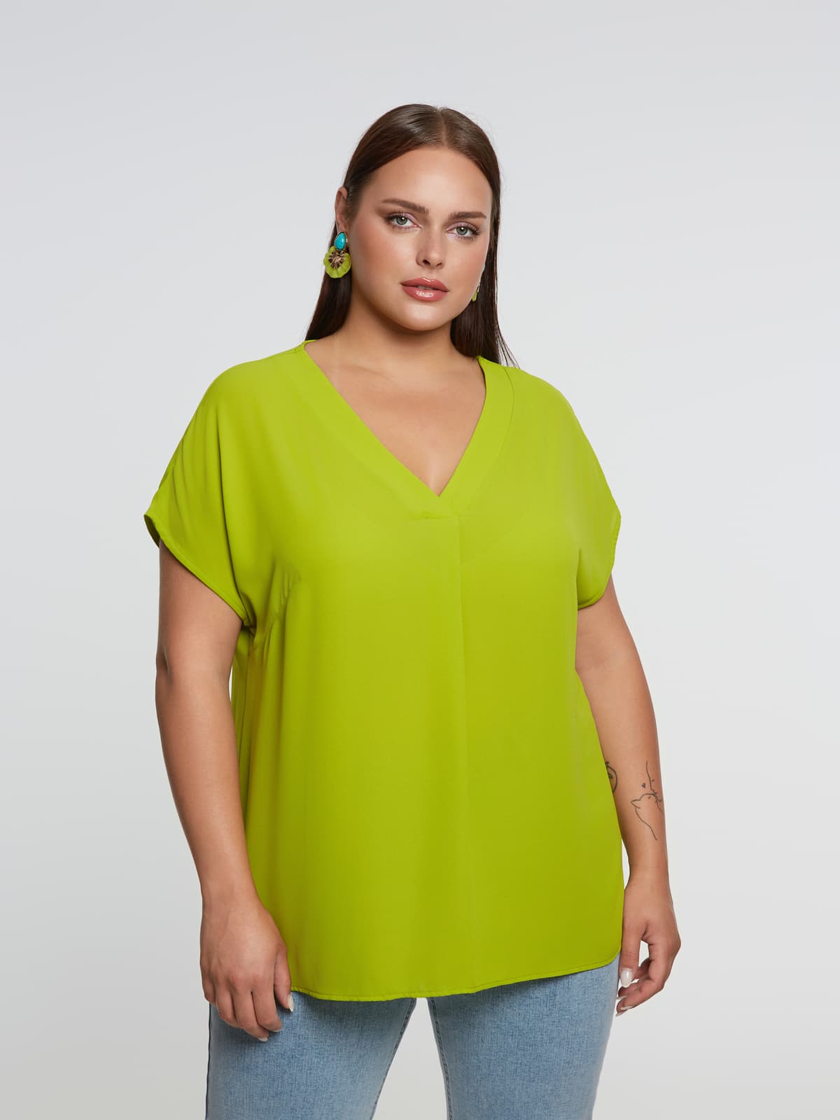 Women's T-Shirts Mat Fashion Yellow