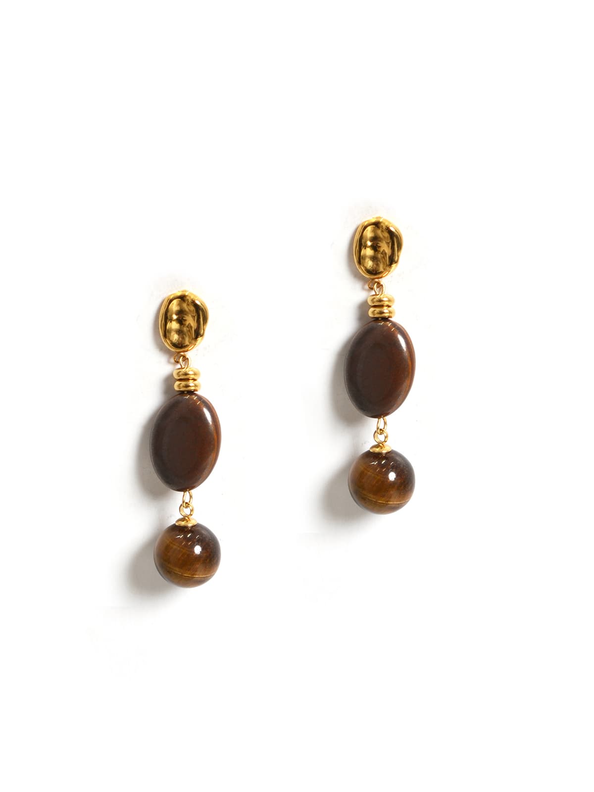Women's Earrings Mat Fashion Brown
