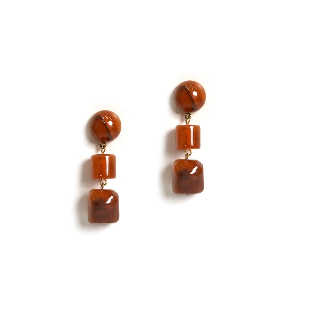 Women's Earrings Mat Fashion Brown