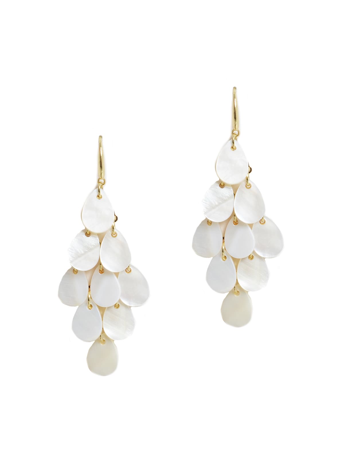 Women's Earrings Mat Fashion Beige