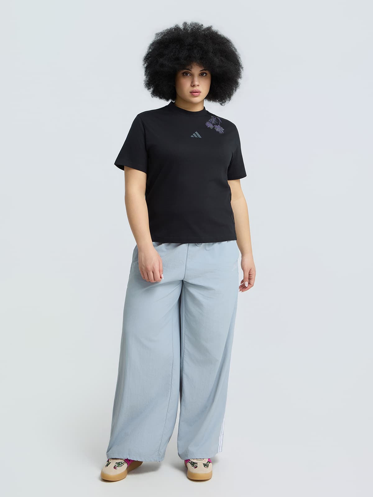 Women's T-Shirts Adidas Black