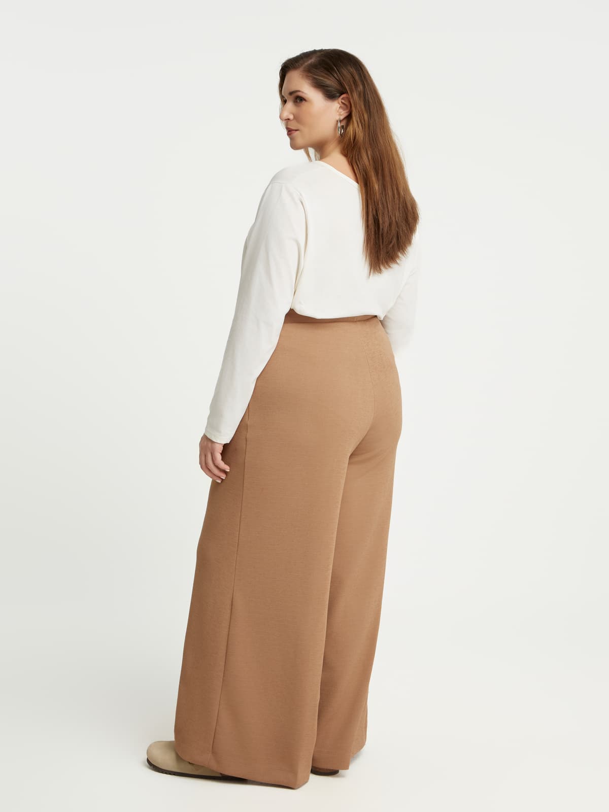 Women's Pants Mat Fashion Beige