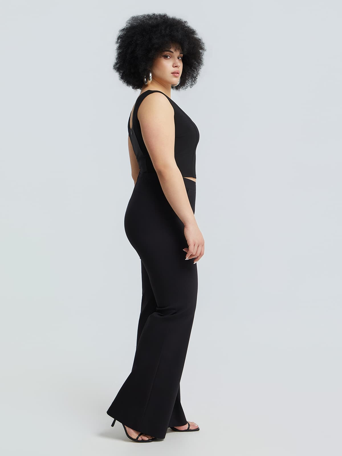 Women's Pants Mat Fashion Black