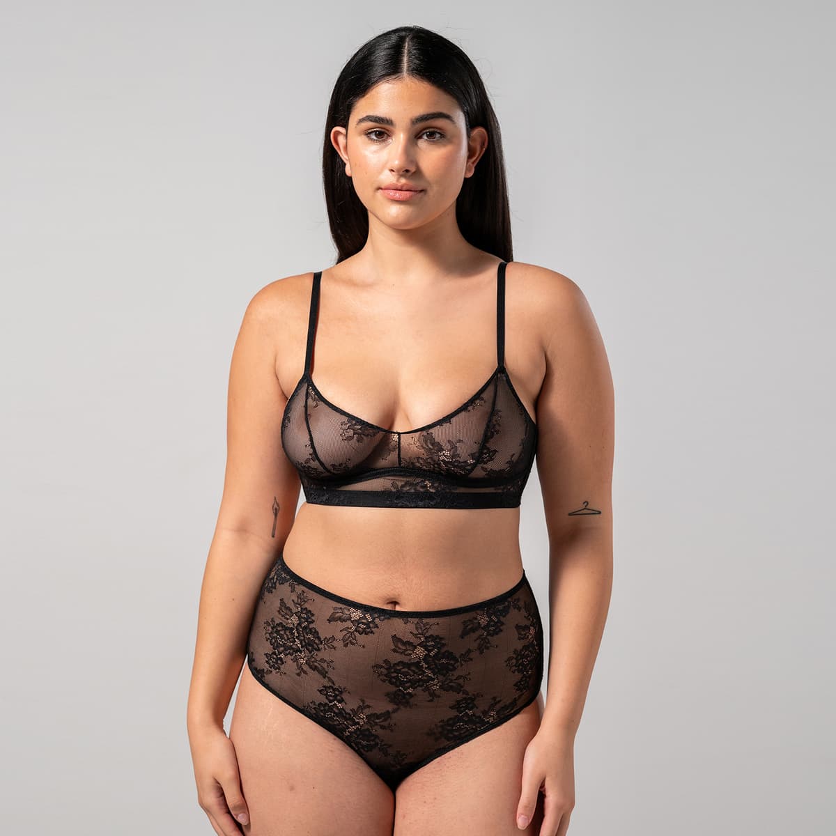 Σουτιέν Balconette Δαντέλα