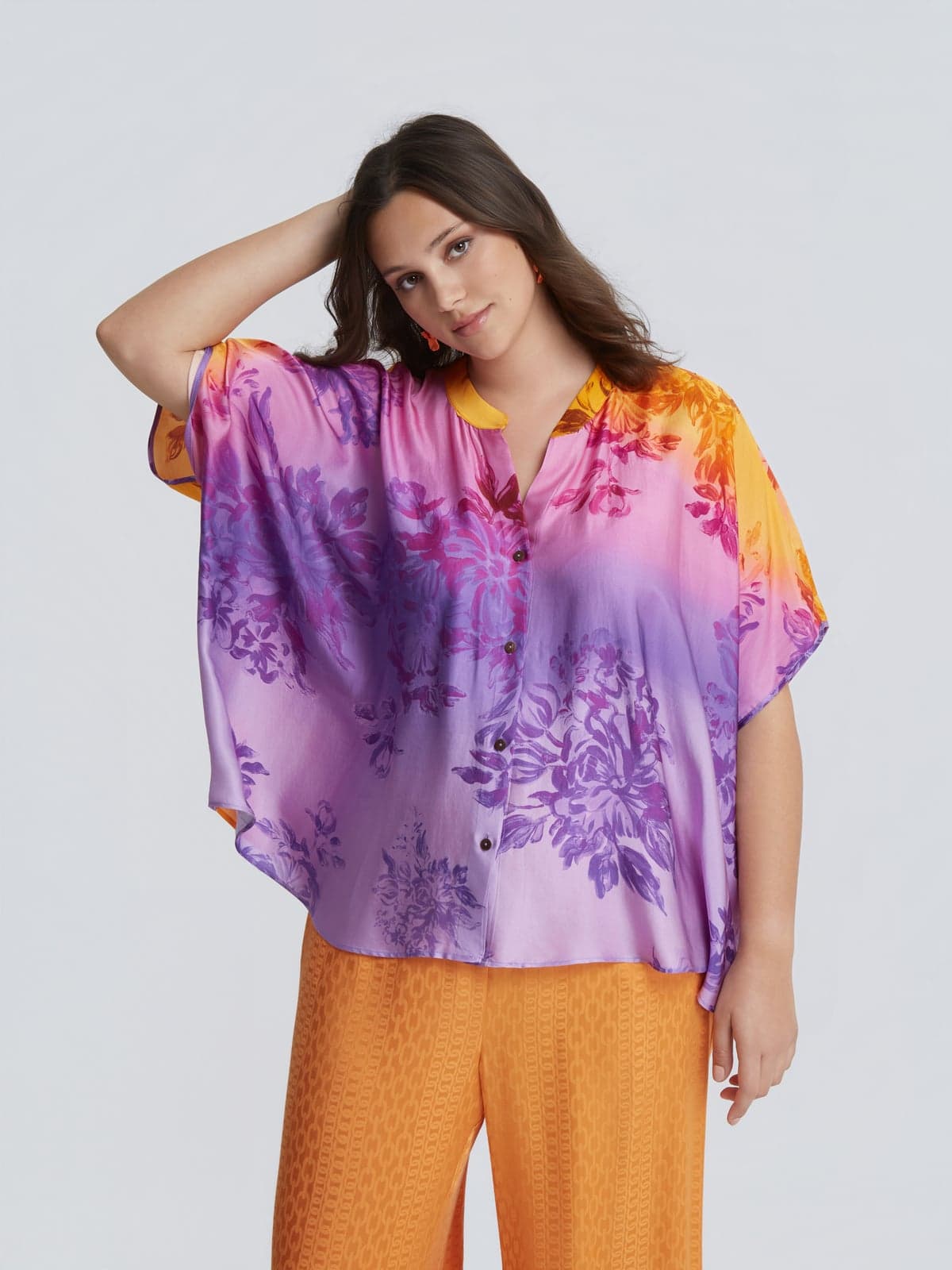 Women's Shirts Mat Fashion Purple