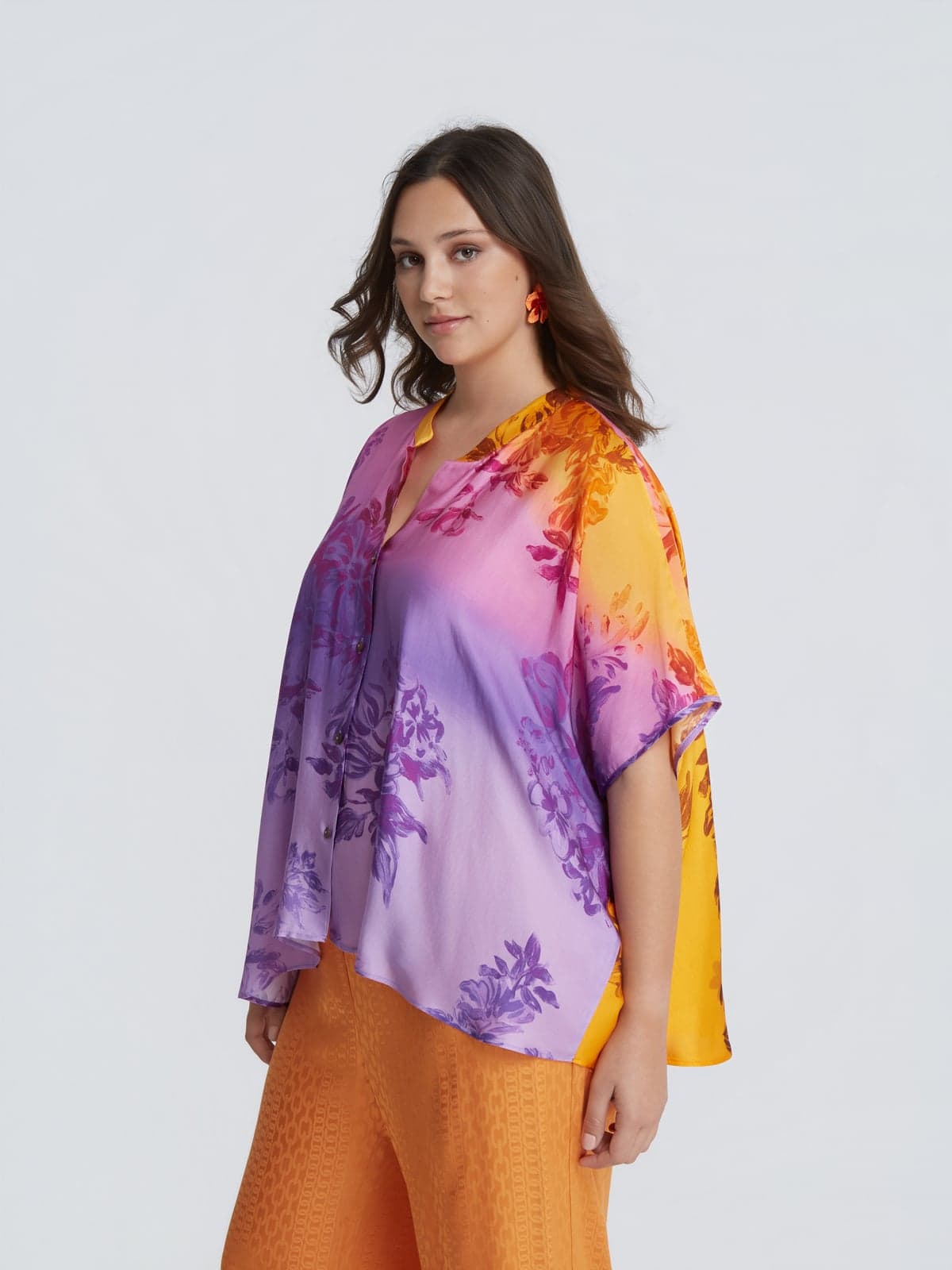 Women's Shirts Mat Fashion Purple