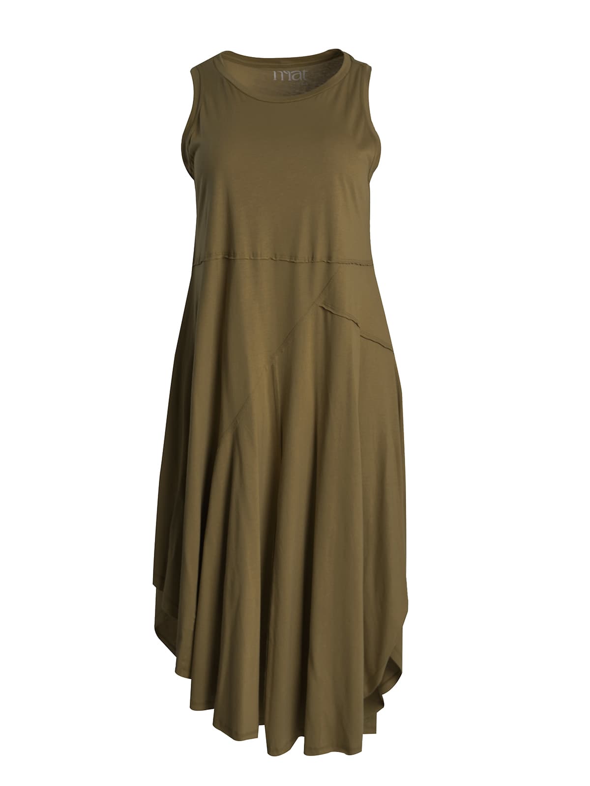 Women's Midi Dresses Mat Fashion Khaki