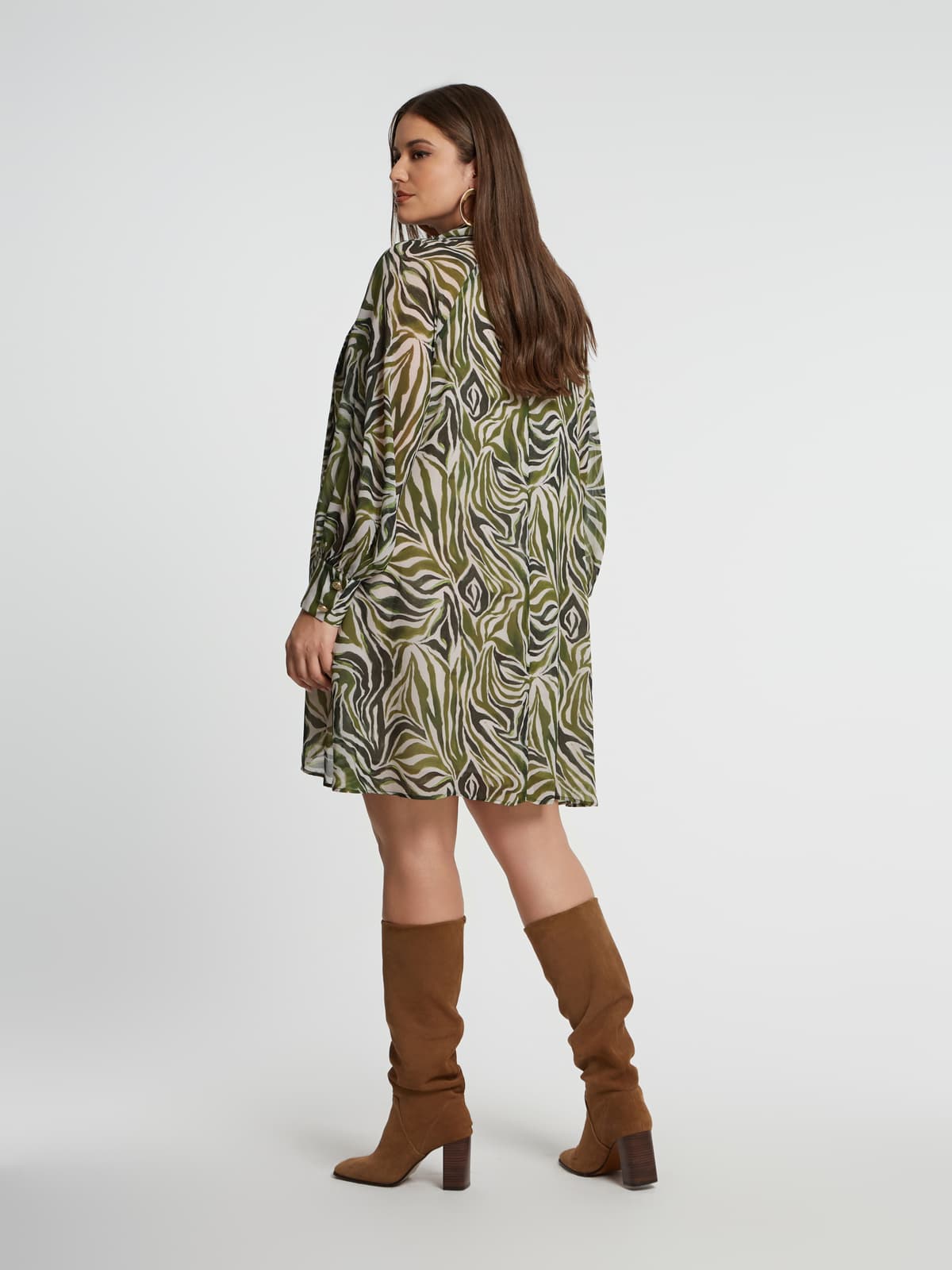 Women's Mini Dresses Mat Fashion Green