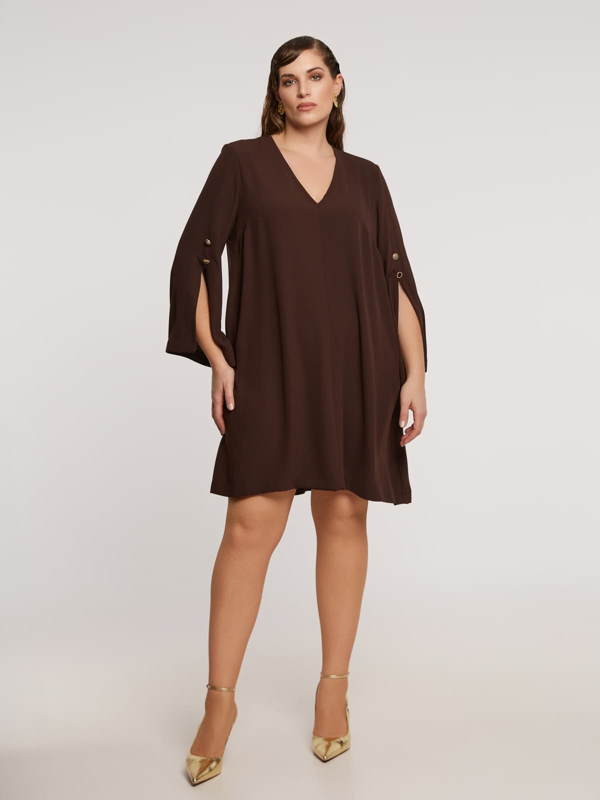 Women's Dresses Mat Fashion Brown