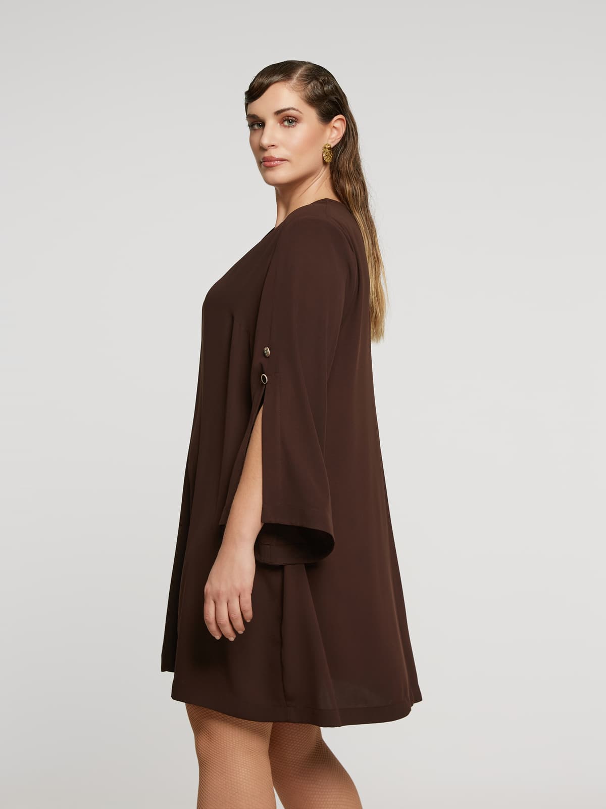 Women's Dresses Mat Fashion Brown