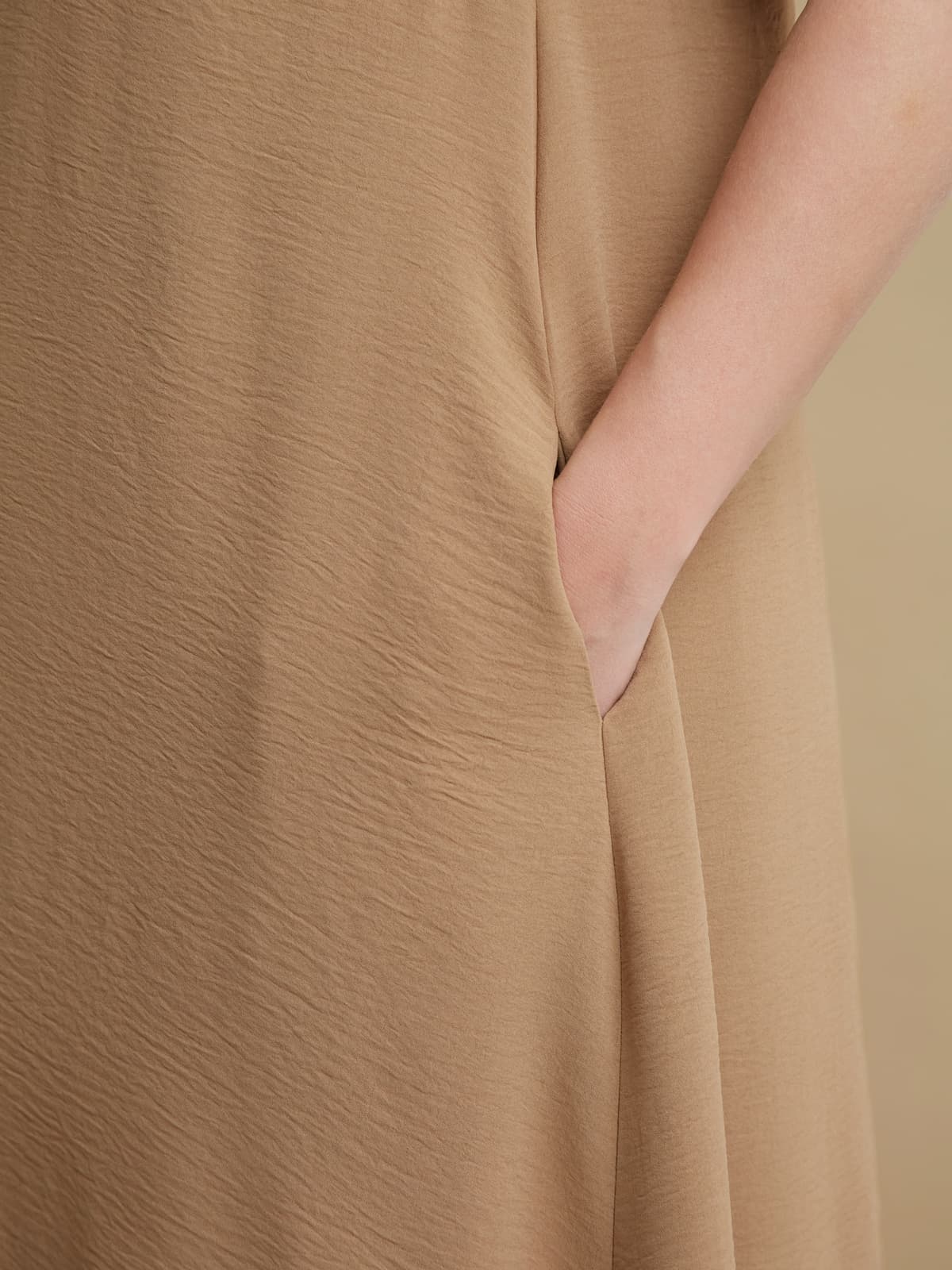 Women's Maxi Dresses Mat Fashion Beige