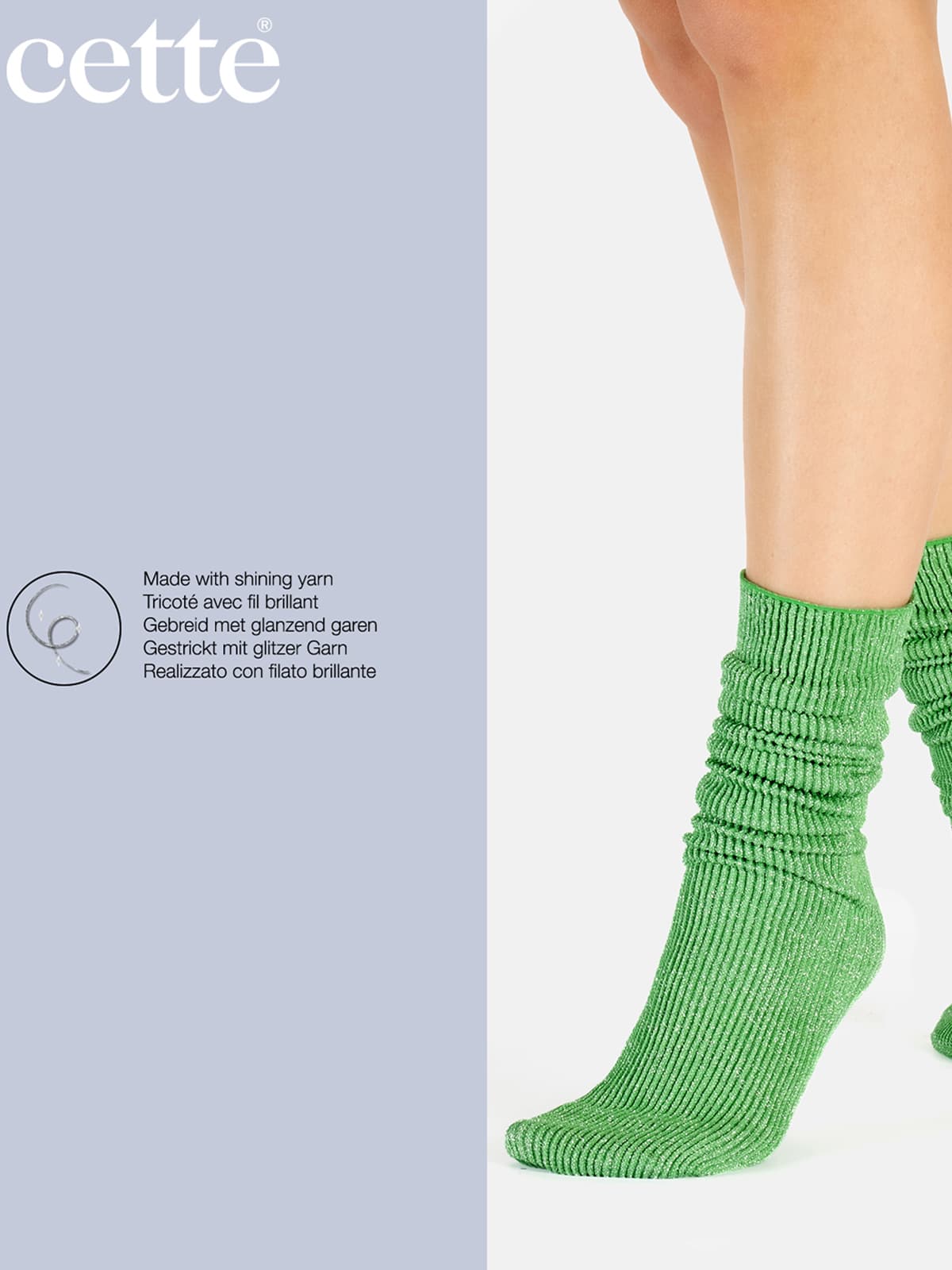 Women's Socks Cette Green