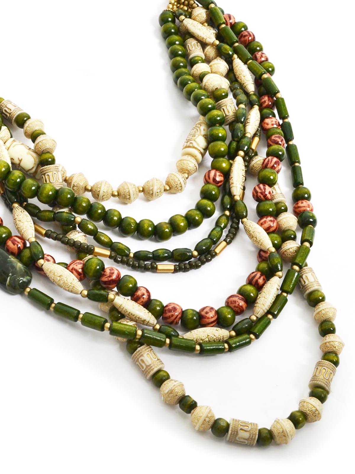 Women's Necklaces Mat Fashion Green