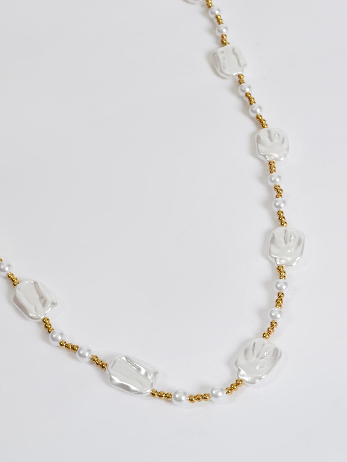 Women's Necklaces Mat Fashion White