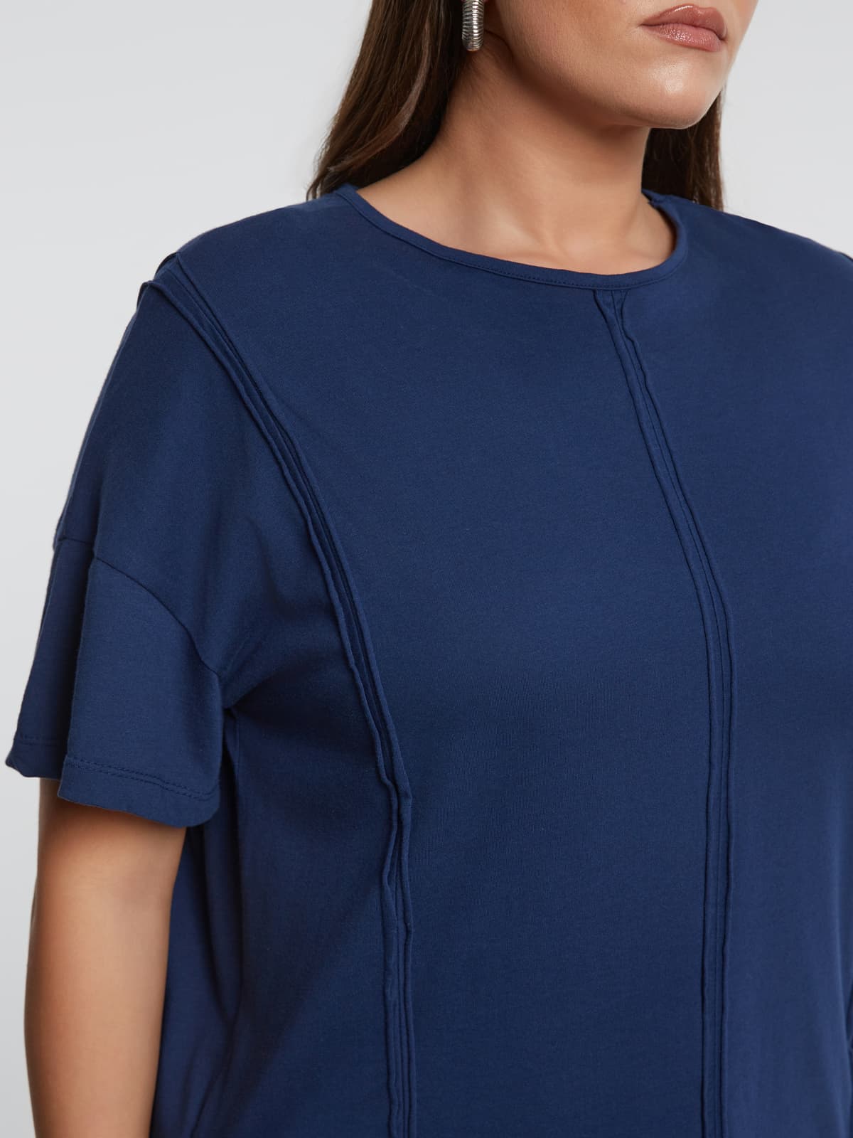 Women's T-Shirts Mat Fashion Blue